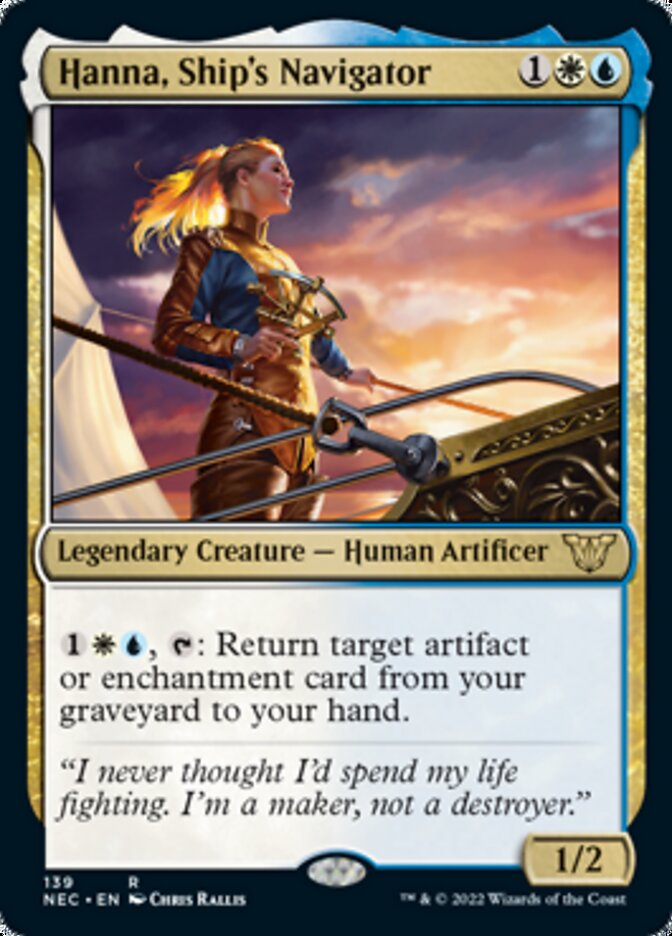 Hanna, Ship's Navigator [Kamigawa: Neon Dynasty Commander] | Exor Games Bridgewater