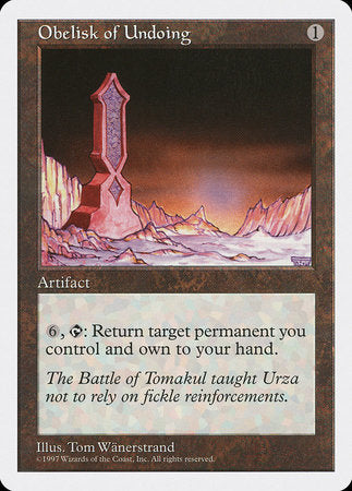 Obelisk of Undoing [Fifth Edition] | Exor Games Bridgewater