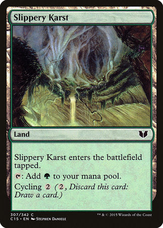 Slippery Karst [Commander 2015] | Exor Games Bridgewater