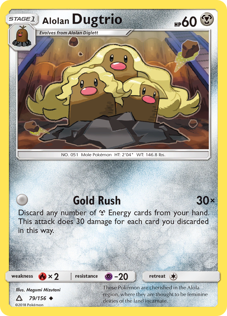 Alolan Dugtrio (79/156) [Sun & Moon: Ultra Prism] | Exor Games Bridgewater