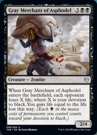 Gray Merchant of Asphodel [Theros Beyond Death] | Exor Games Bridgewater