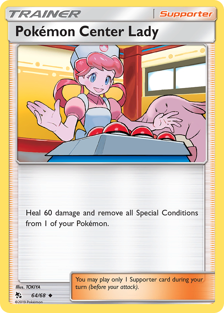 Pokemon Center Lady (64/68) [Sun & Moon: Hidden Fates] | Exor Games Bridgewater