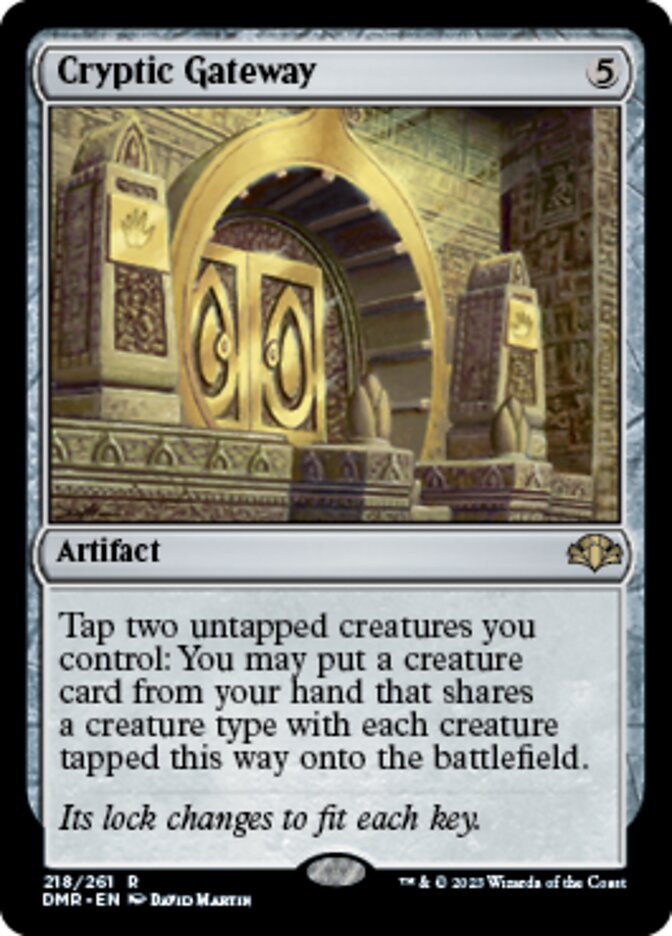 Cryptic Gateway [Dominaria Remastered] | Exor Games Bridgewater