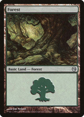 Forest (113) [Duels of the Planeswalkers] | Exor Games Bridgewater