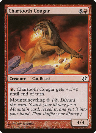 Chartooth Cougar [Duel Decks: Jace vs. Chandra] | Exor Games Bridgewater