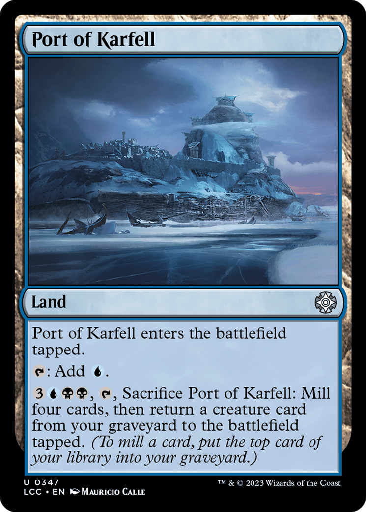 Port of Karfell [The Lost Caverns of Ixalan Commander] | Exor Games Bridgewater