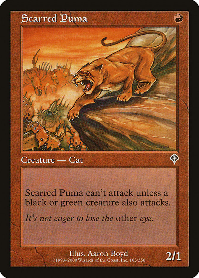 Scarred Puma [Invasion] | Exor Games Bridgewater