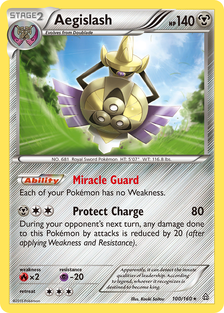 Aegislash (100/160) [XY: Primal Clash] | Exor Games Bridgewater