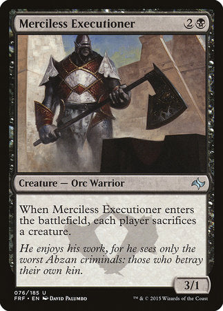 Merciless Executioner [Fate Reforged] | Exor Games Bridgewater