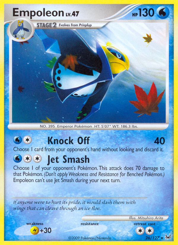 Empoleon (26/127) [Platinum: Base Set] | Exor Games Bridgewater