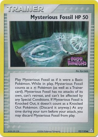 Mysterious Fossil (92/110) (Stamped) [EX: Holon Phantoms] | Exor Games Bridgewater