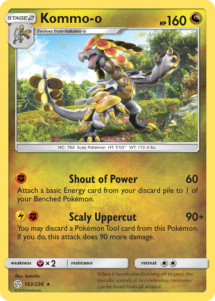 Kommo-o (163/236) [Sun & Moon: Cosmic Eclipse] | Exor Games Bridgewater