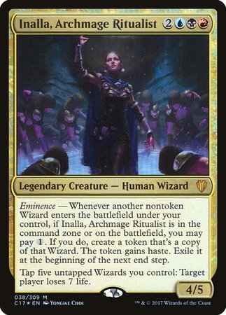 Inalla, Archmage Ritualist [Commander 2017] | Exor Games Bridgewater