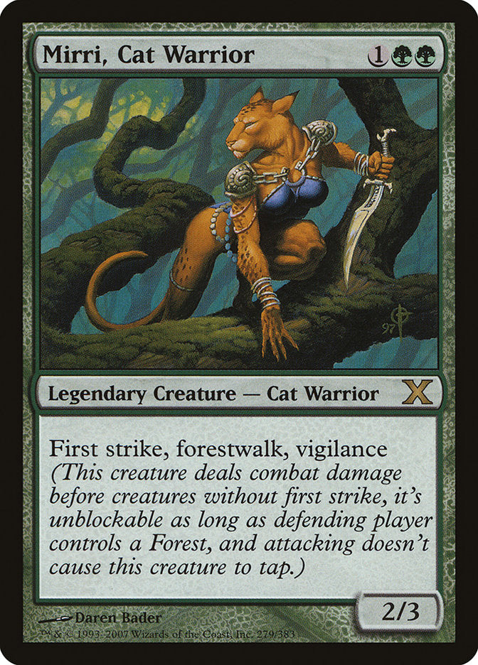 Mirri, Cat Warrior [Tenth Edition] | Exor Games Bridgewater