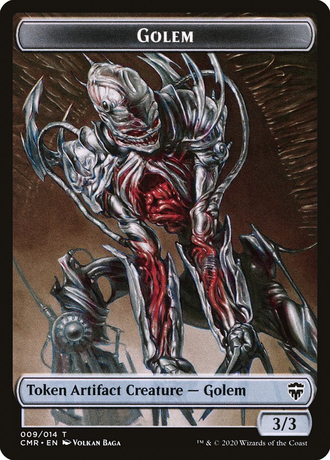 Golem Token [Commander Legends Tokens] | Exor Games Bridgewater