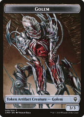 Golem // Zombie Token [Commander Legends Tokens] | Exor Games Bridgewater