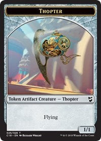 Thopter (025) // Servo Double-sided Token [Commander 2018 Tokens] | Exor Games Bridgewater