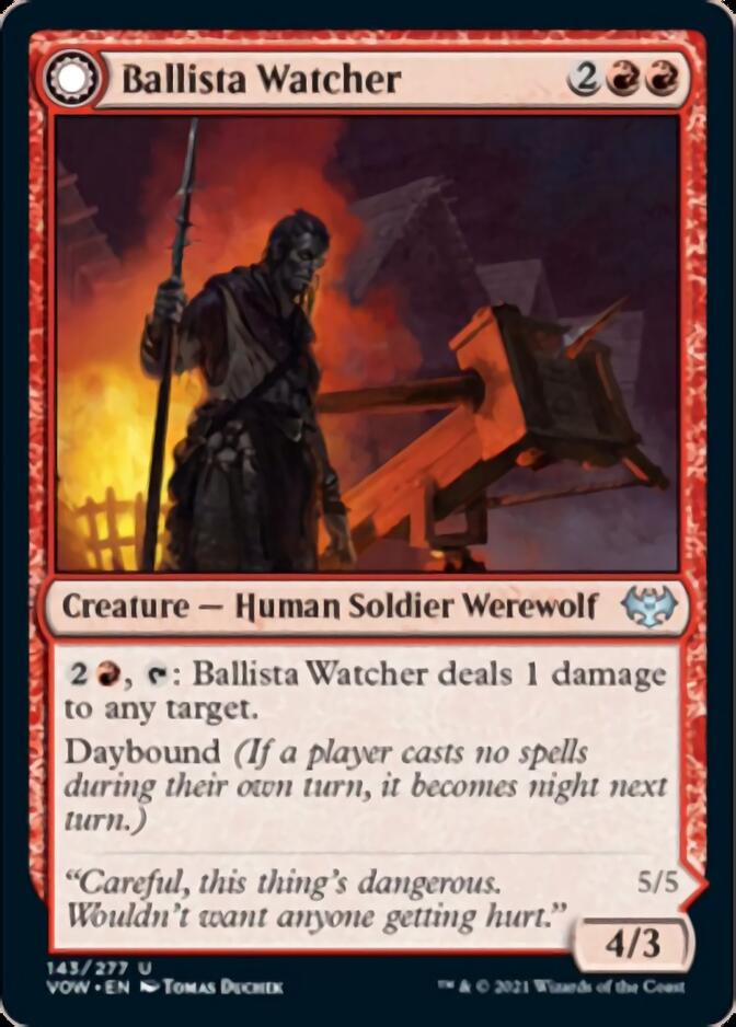 Ballista Watcher // Ballista Wielder [Innistrad: Crimson Vow] | Exor Games Bridgewater