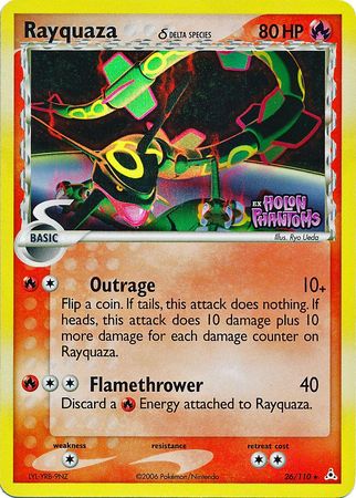 Rayquaza (26/110) (Delta Species) (Stamped) [EX: Holon Phantoms] | Exor Games Bridgewater