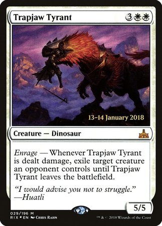 Trapjaw Tyrant [Rivals of Ixalan Promos] | Exor Games Bridgewater