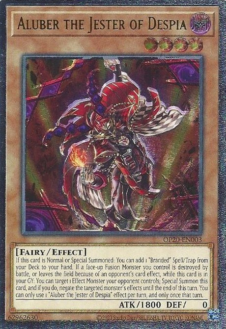 Aluber the Jester of Despia [OP20-EN003] Ultimate Rare | Exor Games Bridgewater