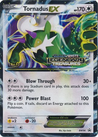 Tornadus EX (BW96) (Staff Prerelease Promo) [Black & White: Black Star Promos] | Exor Games Bridgewater