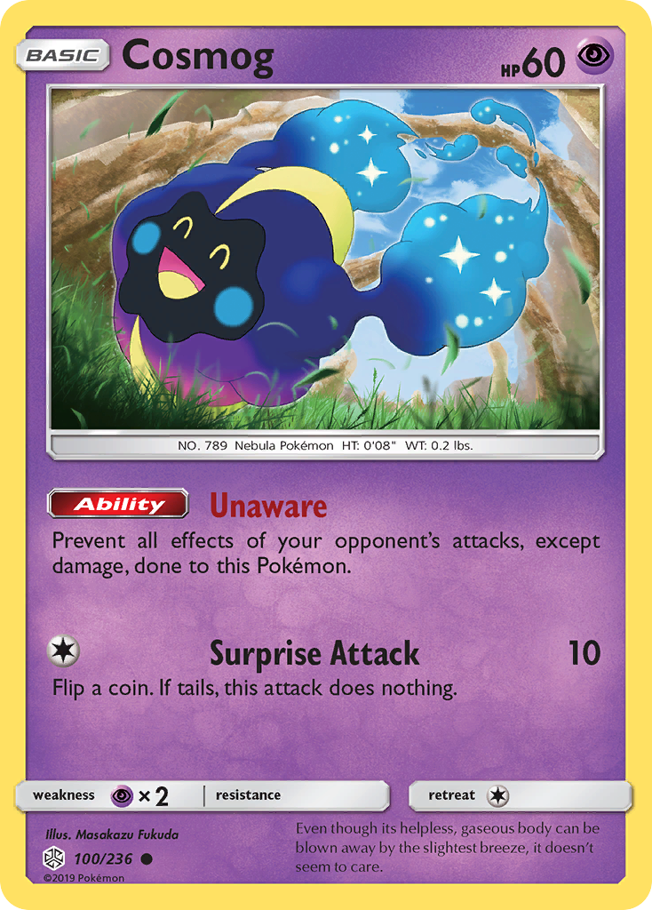 Cosmog (100/236) [Sun & Moon: Cosmic Eclipse] | Exor Games Bridgewater