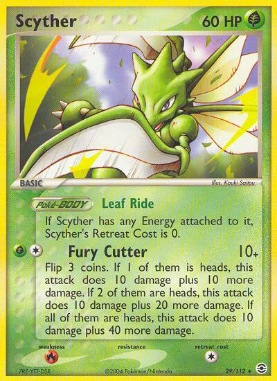 Scyther (29/112) [EX: FireRed & LeafGreen] | Exor Games Bridgewater