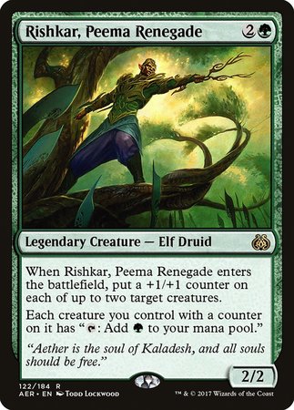 Rishkar, Peema Renegade [Aether Revolt] | Exor Games Bridgewater