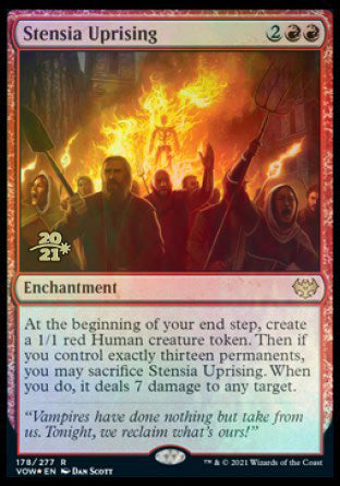 Stensia Uprising [Innistrad: Crimson Vow Prerelease Promos] | Exor Games Bridgewater