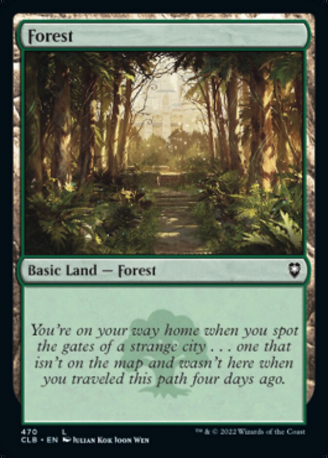 Forest (470) [Commander Legends: Battle for Baldur's Gate] | Exor Games Bridgewater