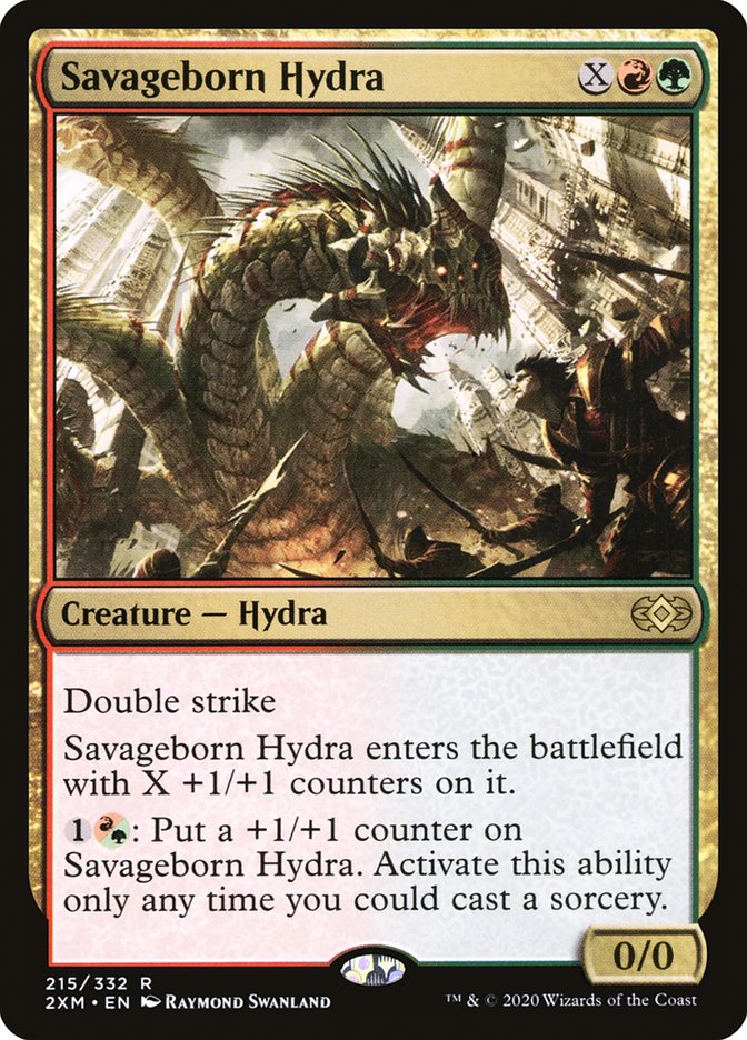 Savageborn Hydra [Double Masters] | Exor Games Bridgewater