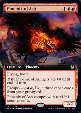 Phoenix of Ash (Extended Art) [Theros Beyond Death] | Exor Games Bridgewater