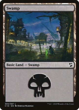 Swamp (300) [Commander 2018] | Exor Games Bridgewater