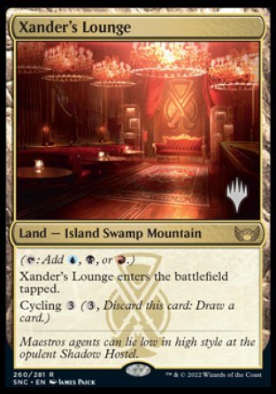 Xander's Lounge (Promo Pack) [Streets of New Capenna Promos] | Exor Games Bridgewater