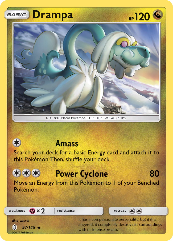 Drampa (97/145) [Sun & Moon: Guardians Rising] | Exor Games Bridgewater