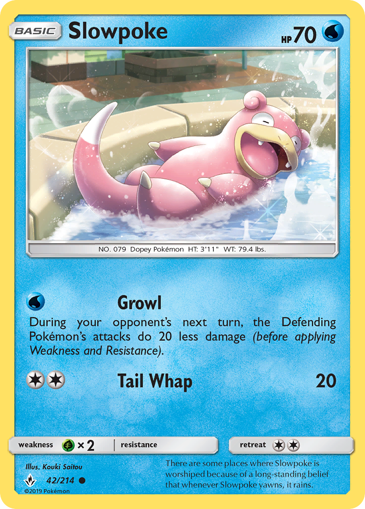 Slowpoke (42/214) [Sun & Moon: Unbroken Bonds] | Exor Games Bridgewater