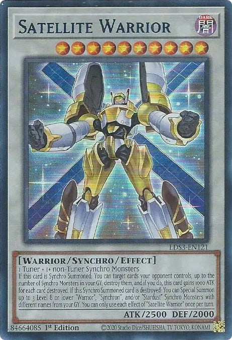 Satellite Warrior (Blue) [LDS3-EN121] Ultra Rare | Exor Games Bridgewater