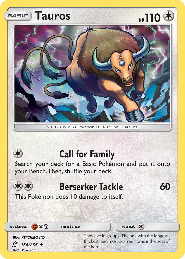 Tauros (164/236) [Sun & Moon: Unified Minds] | Exor Games Bridgewater