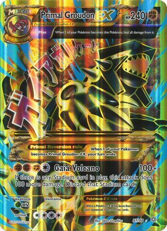 Primal Groudon EX (97/98) (Jumbo Card) [XY: Ancient Origins] | Exor Games Bridgewater