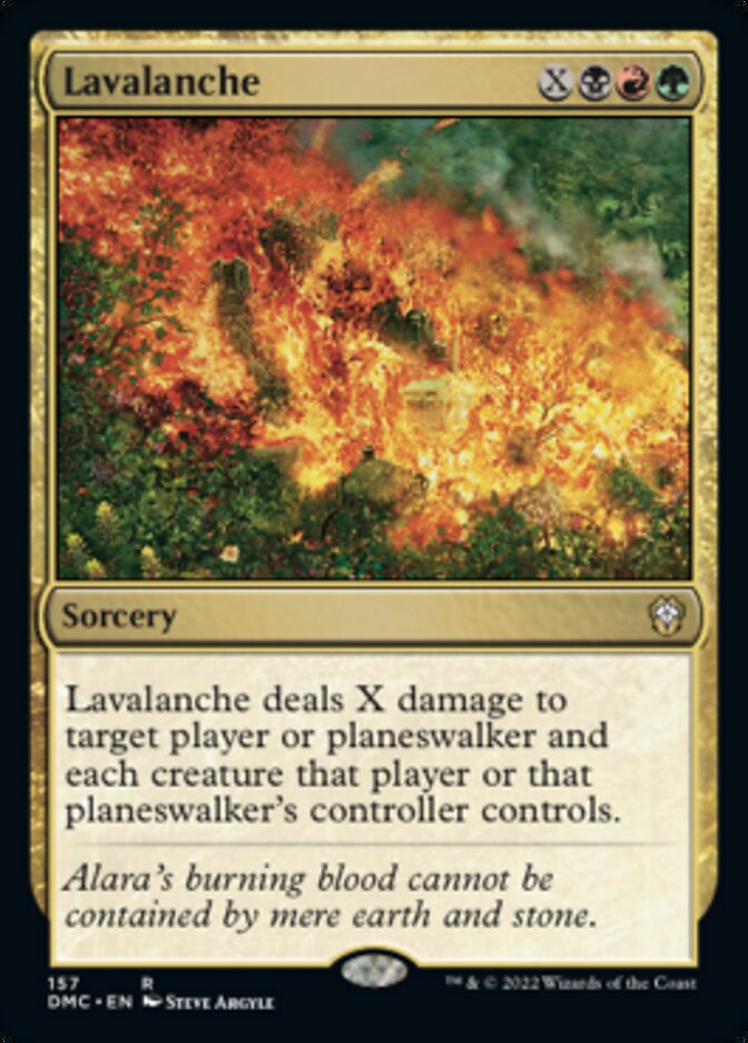 Lavalanche [Dominaria United Commander] | Exor Games Bridgewater