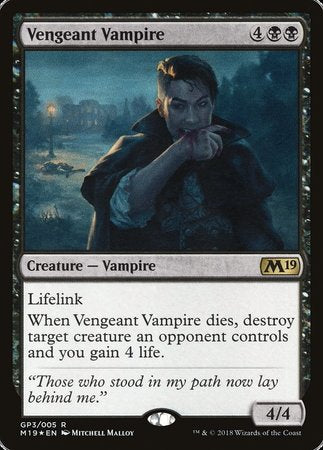 Vengeant Vampire (2018 Gift Pack) [M19 Gift Pack] | Exor Games Bridgewater