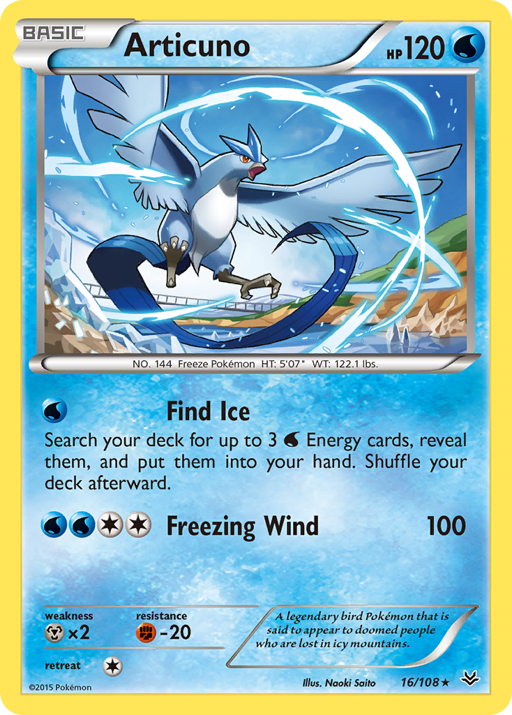 Articuno (16/108) [XY: Roaring Skies] | Exor Games Bridgewater