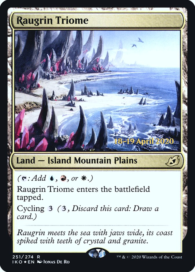 Raugrin Triome  [Ikoria: Lair of Behemoths Prerelease Promos] | Exor Games Bridgewater