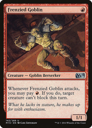 Frenzied Goblin [Magic 2015] | Exor Games Bridgewater