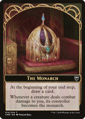 Horror // The Monarch Token [Commander Legends Tokens] | Exor Games Bridgewater