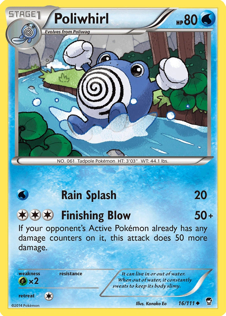 Poliwhirl (16/111) [XY: Furious Fists] | Exor Games Bridgewater