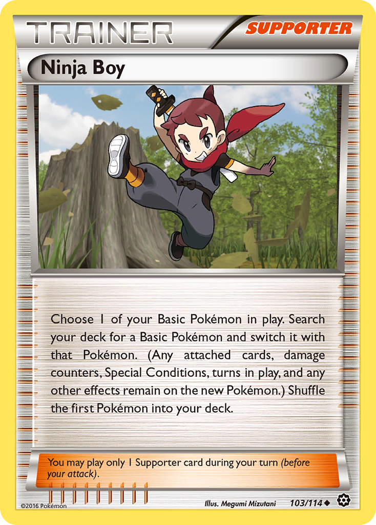 Ninja Boy (103/114) [XY: Steam Siege] | Exor Games Bridgewater