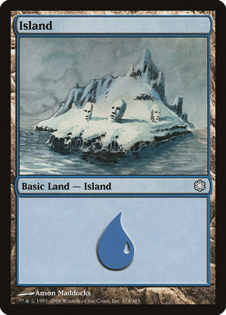 Island (374) [Coldsnap Theme Decks] | Exor Games Bridgewater