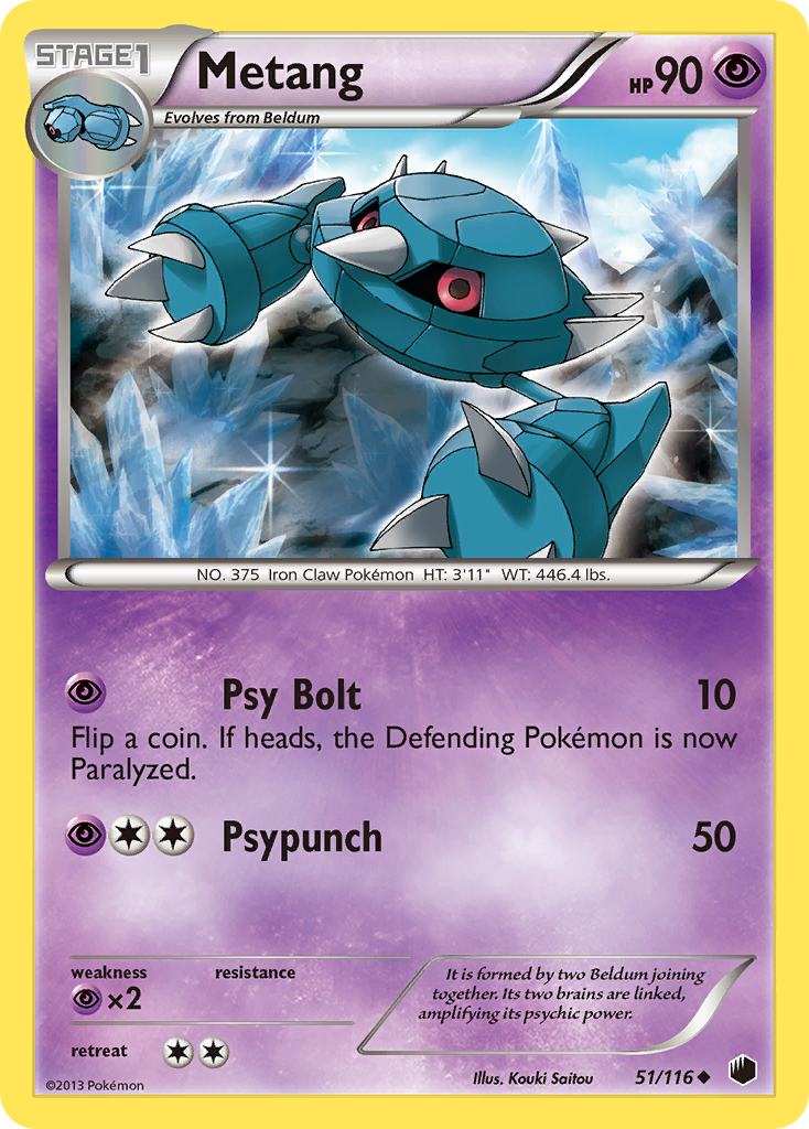 Metang (51/116) [Black & White: Plasma Freeze] | Exor Games Bridgewater